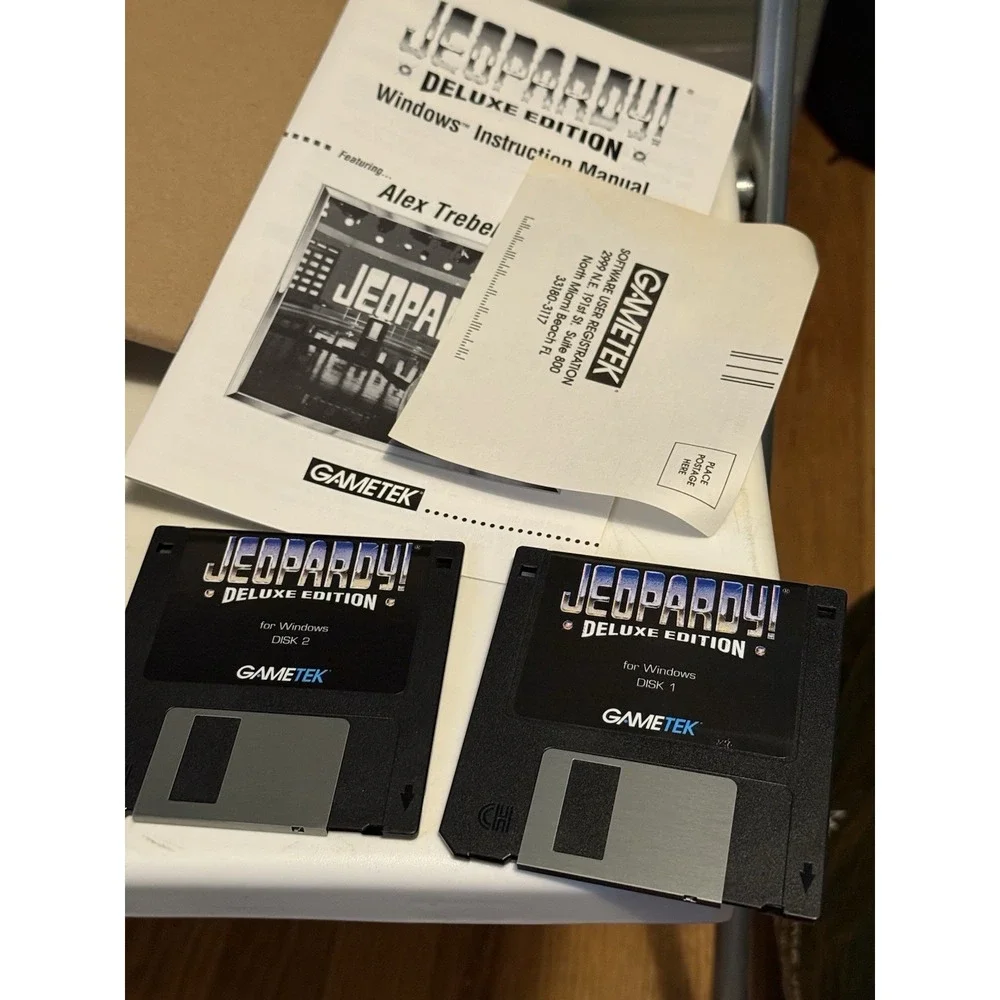 Jeopardy Deluxe Edition GameTek MS-DOS Computer Video Game
